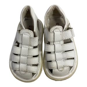 L’Amour Ashton Fisherman White Size 4 Sandal